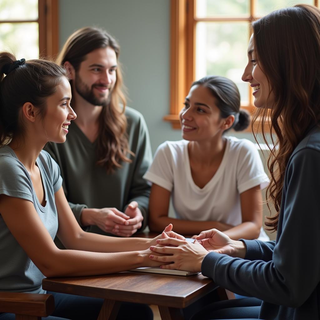 Grief counseling session at Neptune Society