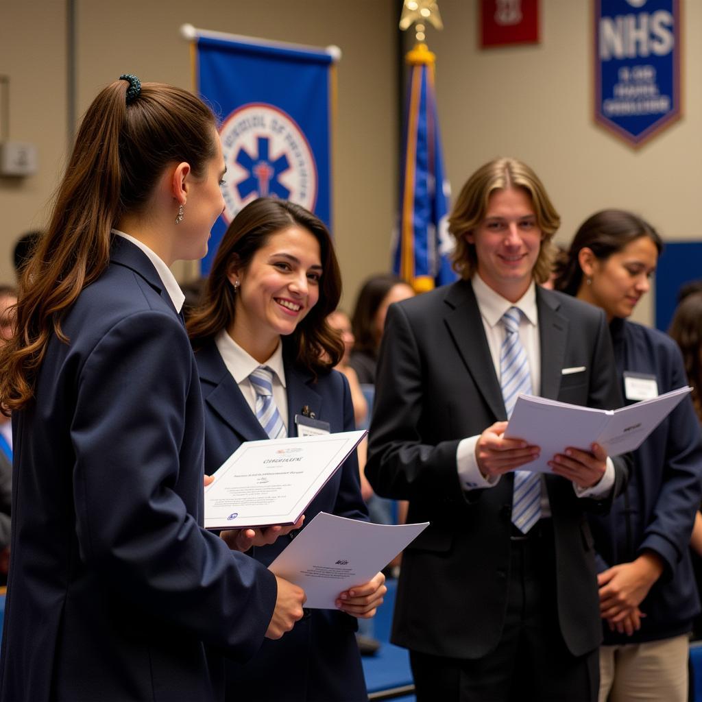 National Honor Society Induction Ceremony