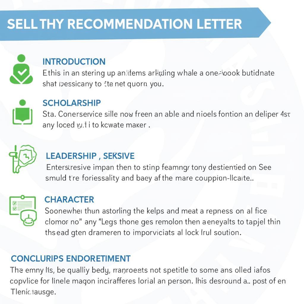 Structure of an Effective NHS Recommendation Letter