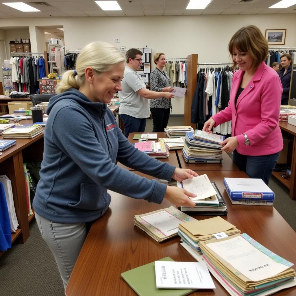 Volunteering at the NMCRS Thrift Shop