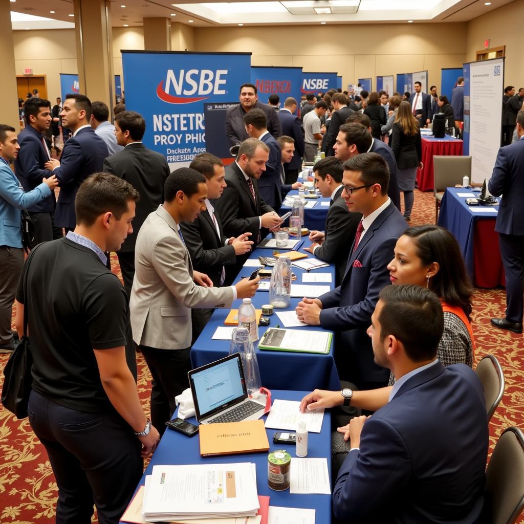 NSBE Convention: Career Fair with Recruiters and Attendees