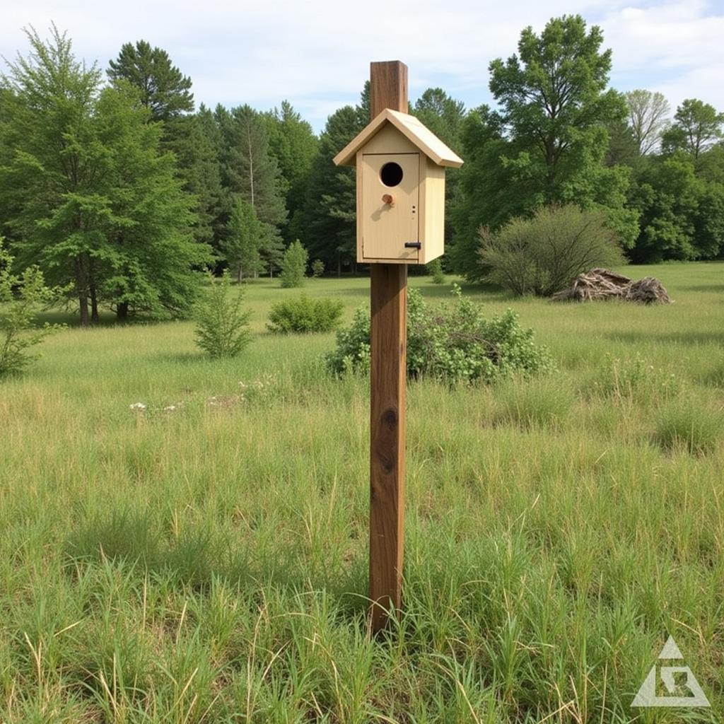 Ohio Bluebird Society Nest Box Installation