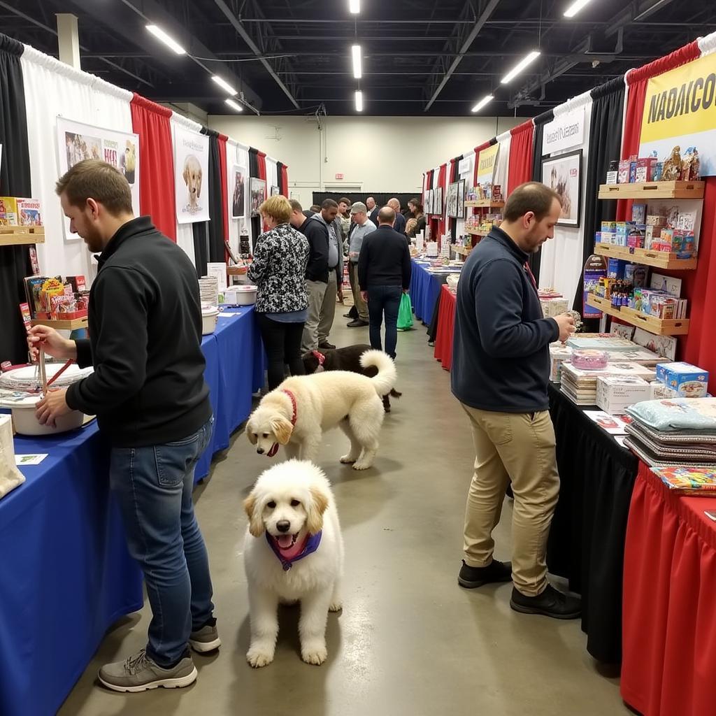 Vendors and activities at the Oregon Humane Society Doggie Dash Pet Expo