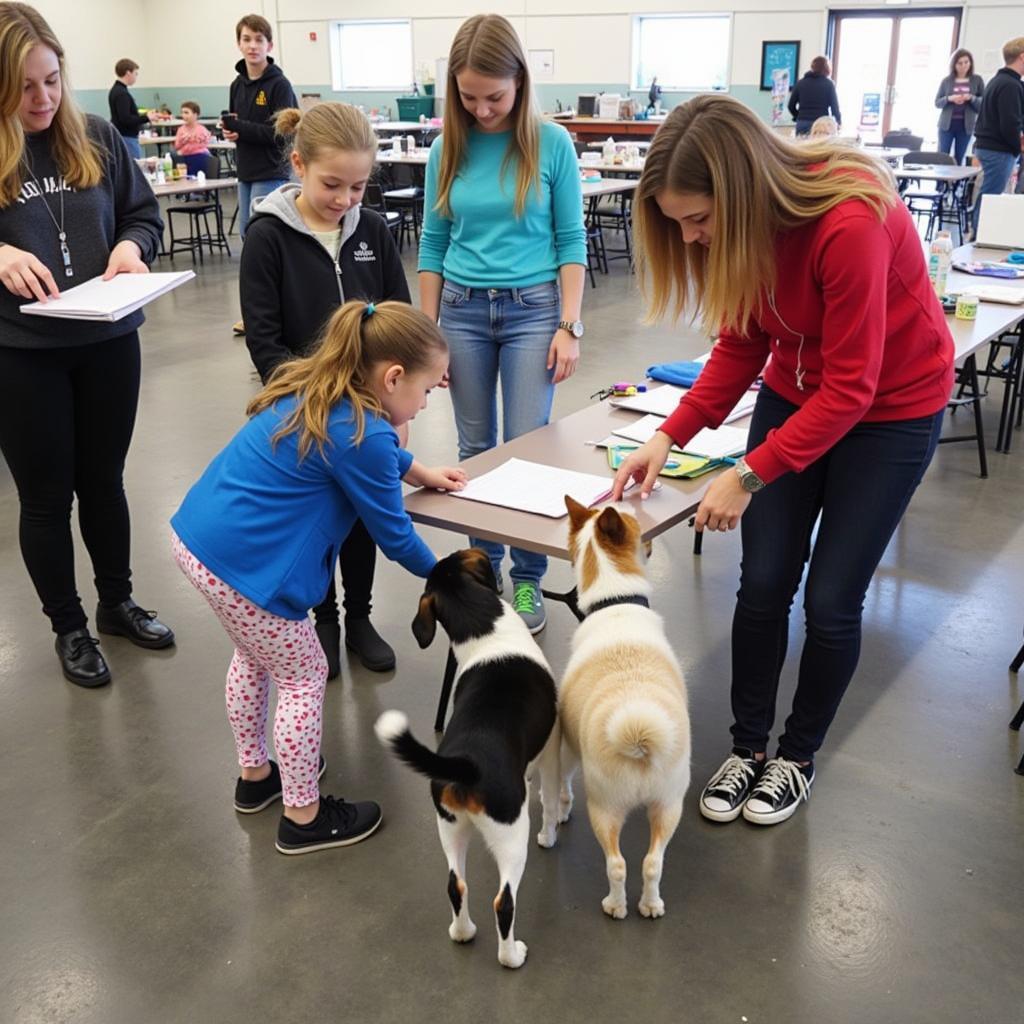 Owen County Humane Society Adoption Event Connecting Families with Pets