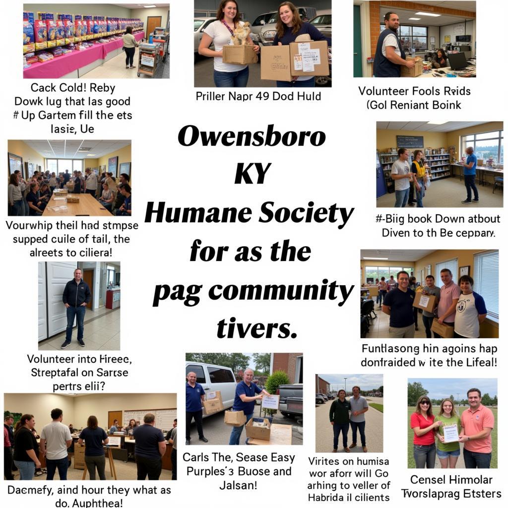 Community Support for the Owensboro KY Humane Society