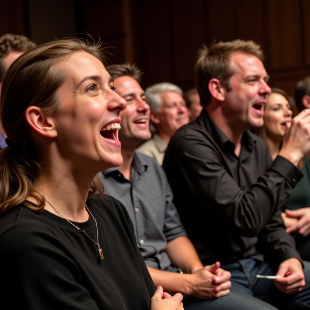 Audience enjoying a Palouse Choral Society performance