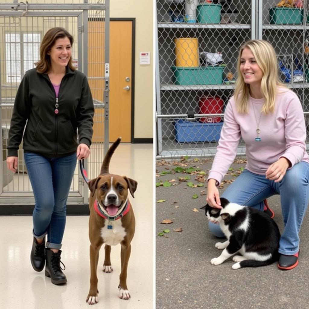 Volunteers at the Paragould Humane Society