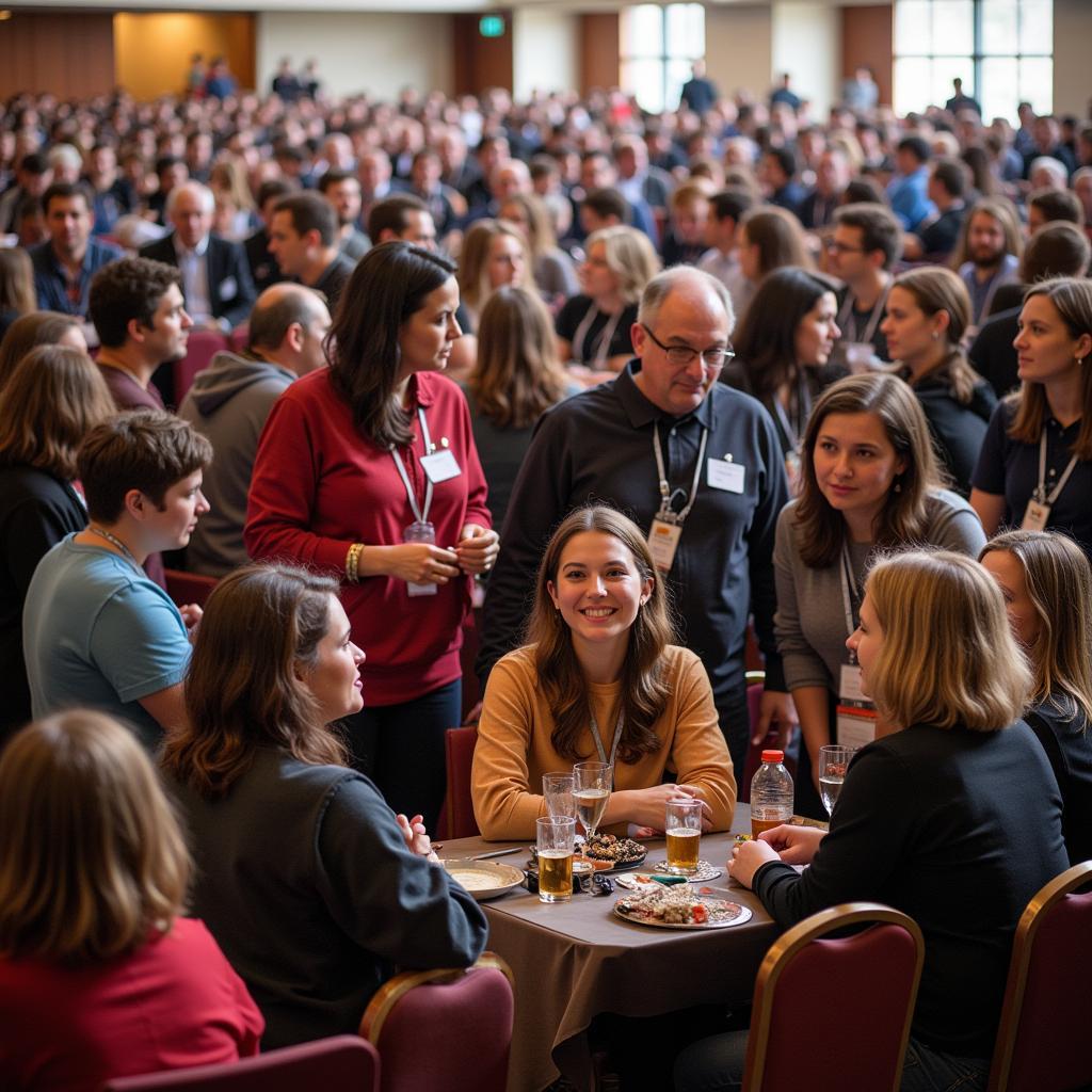 Burn survivors and their families connecting at the World Burn Congress