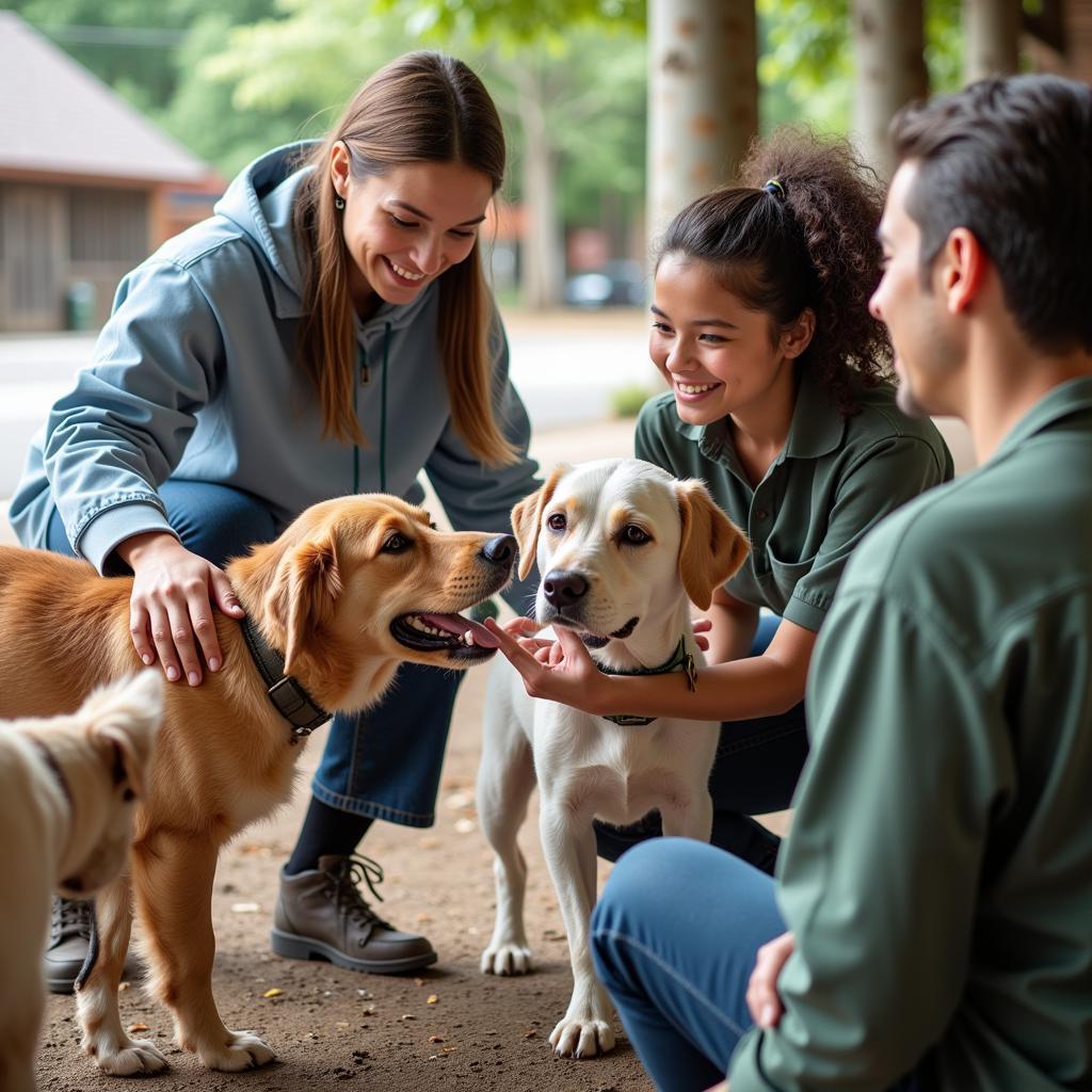 Volunteering at the Pierce County Humane Society