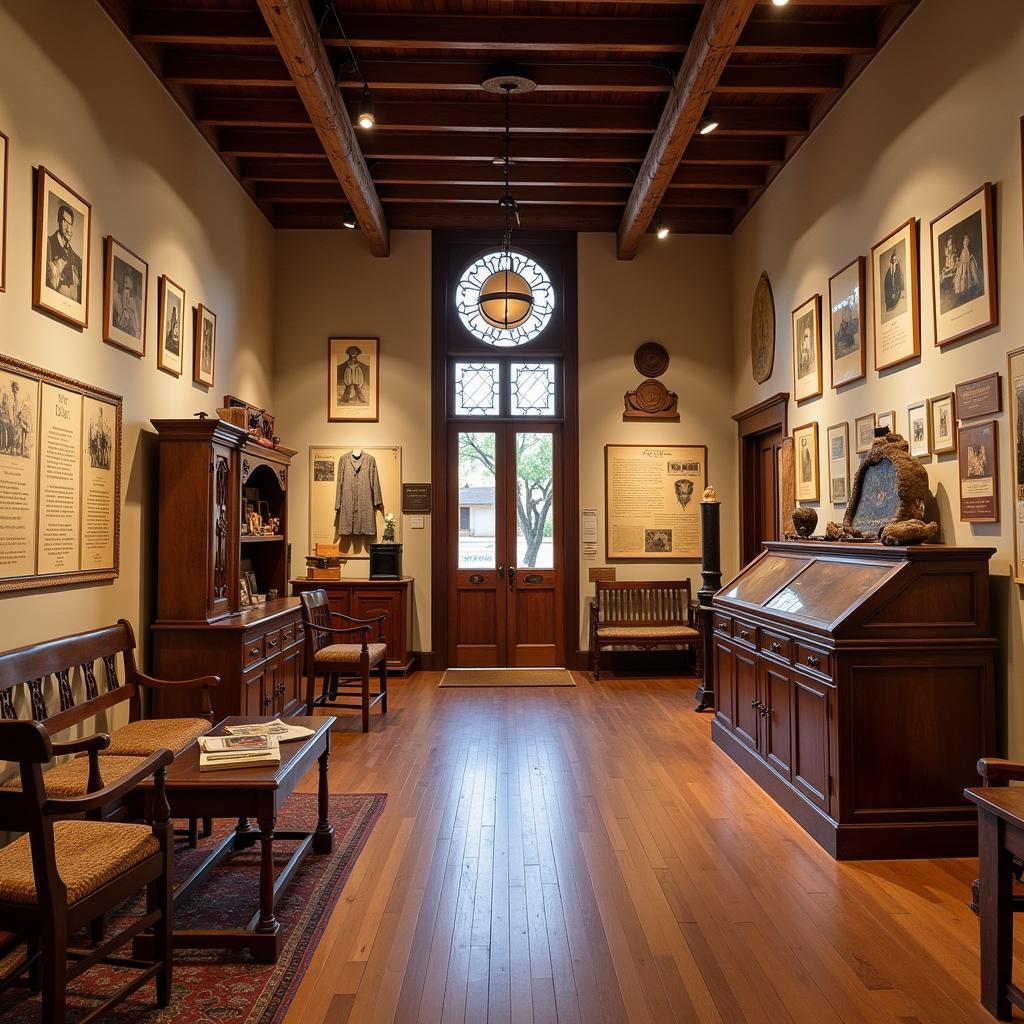 Pioneer Museum Interior Exhibits in Tempe