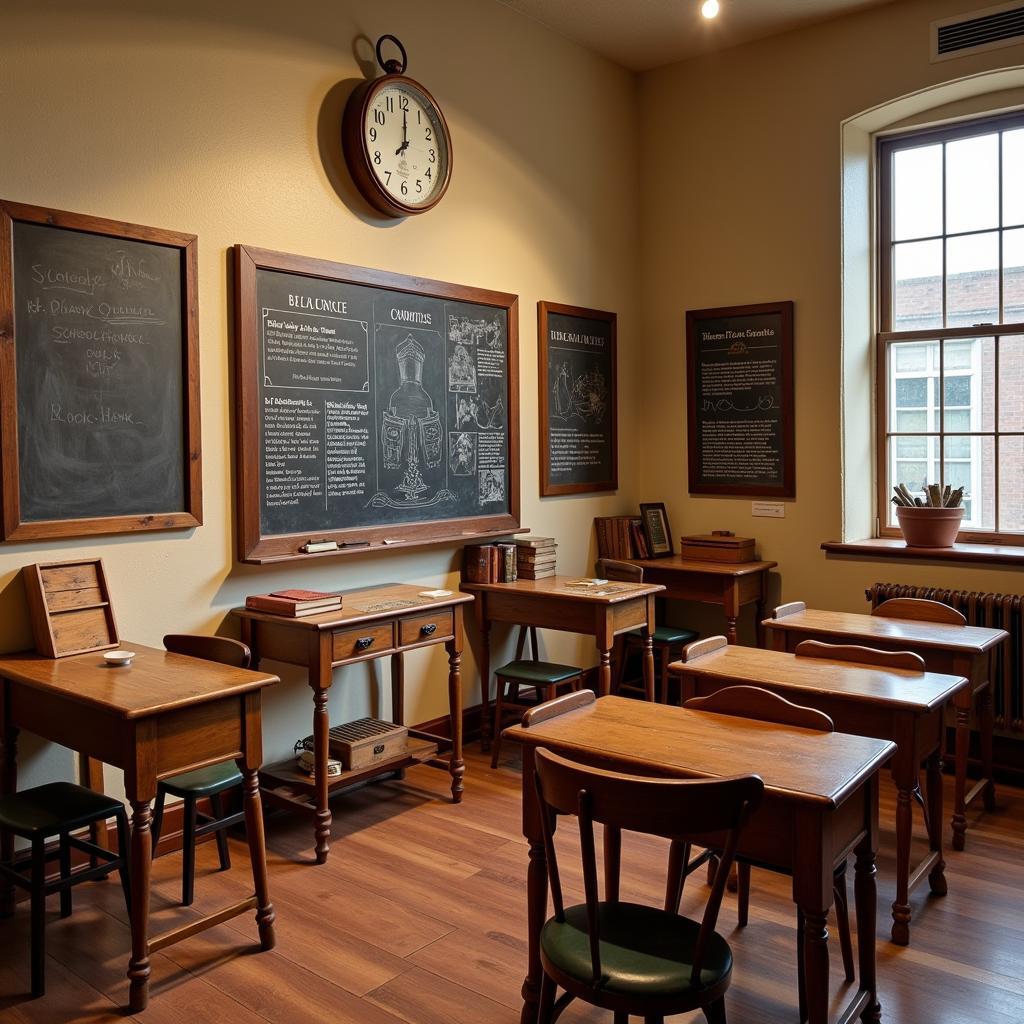 Pioneer Museum Schoolhouse Exhibit in Tempe