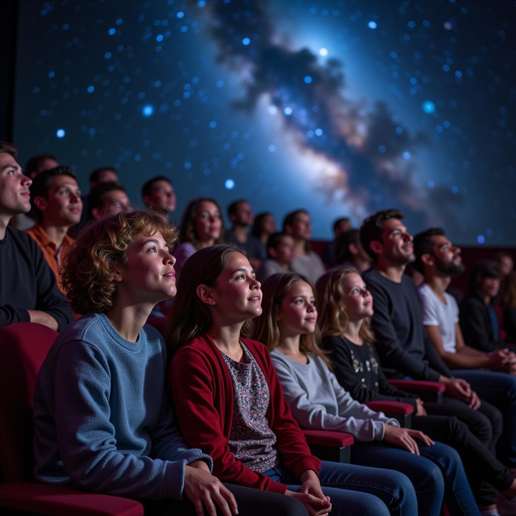 Planetarium Show with a Diverse Global Audience