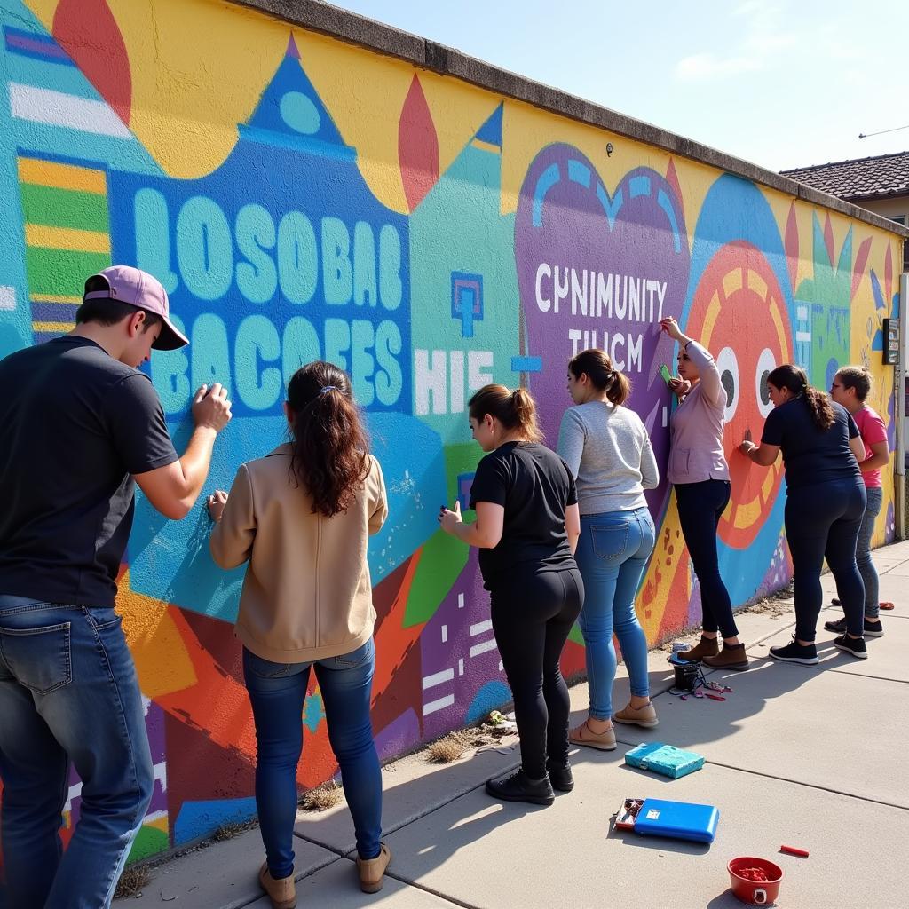 Community Mural Project in Pomona