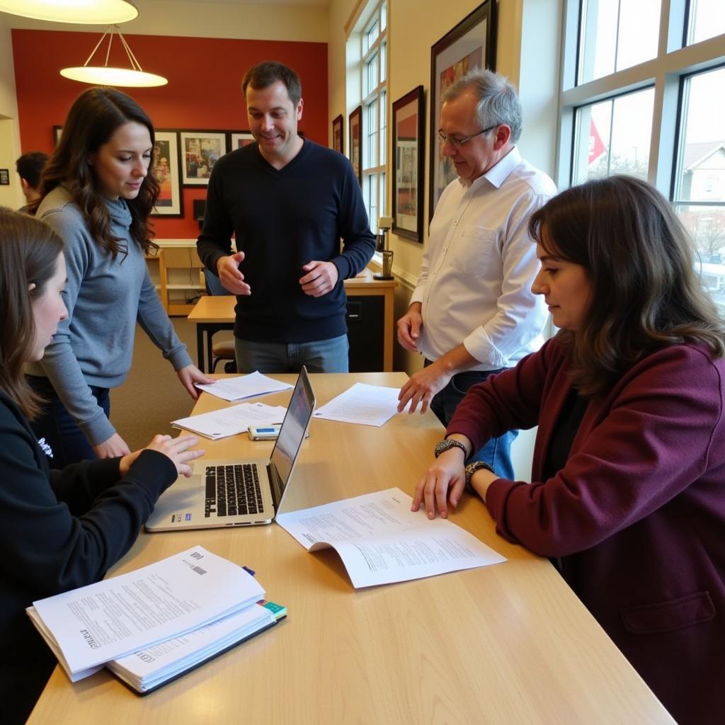 Portland German American Society members planning future events.