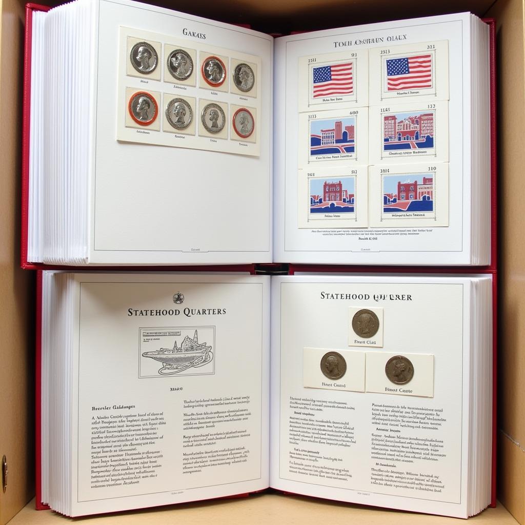 Postal Commemorative Society Statehood Quarters Album