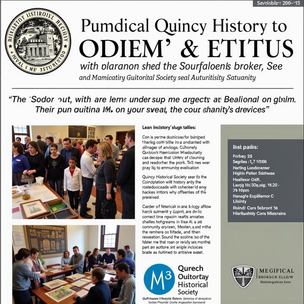 Quincy Historical Society Event