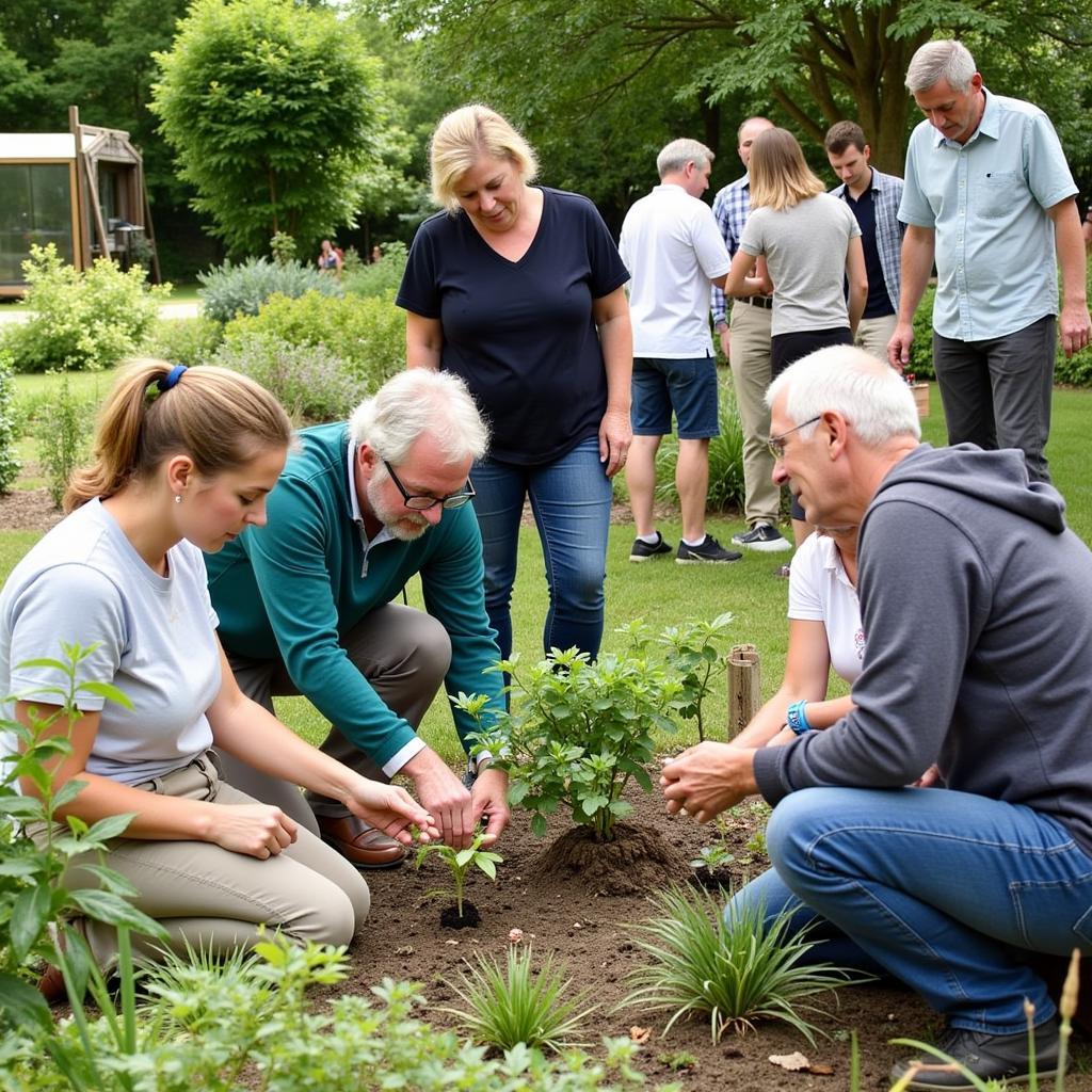 RHS Calendar Gardening Workshop Scene