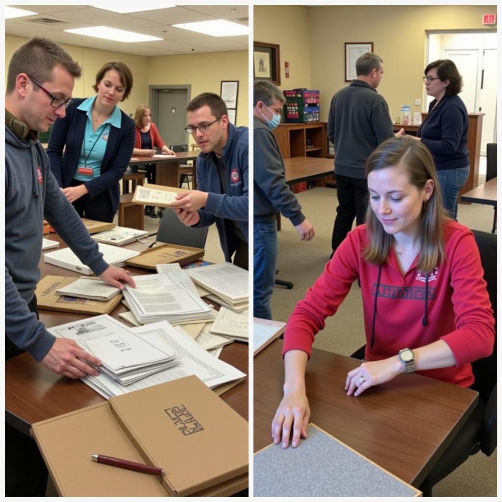 Rockbridge Historical Society Volunteers:  Dedicated volunteers working to preserve and share local history.