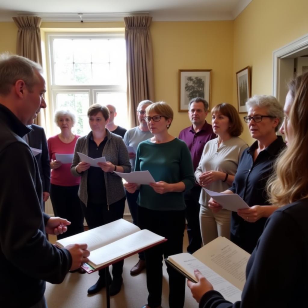 Rockingham Choral Society Rehearsal