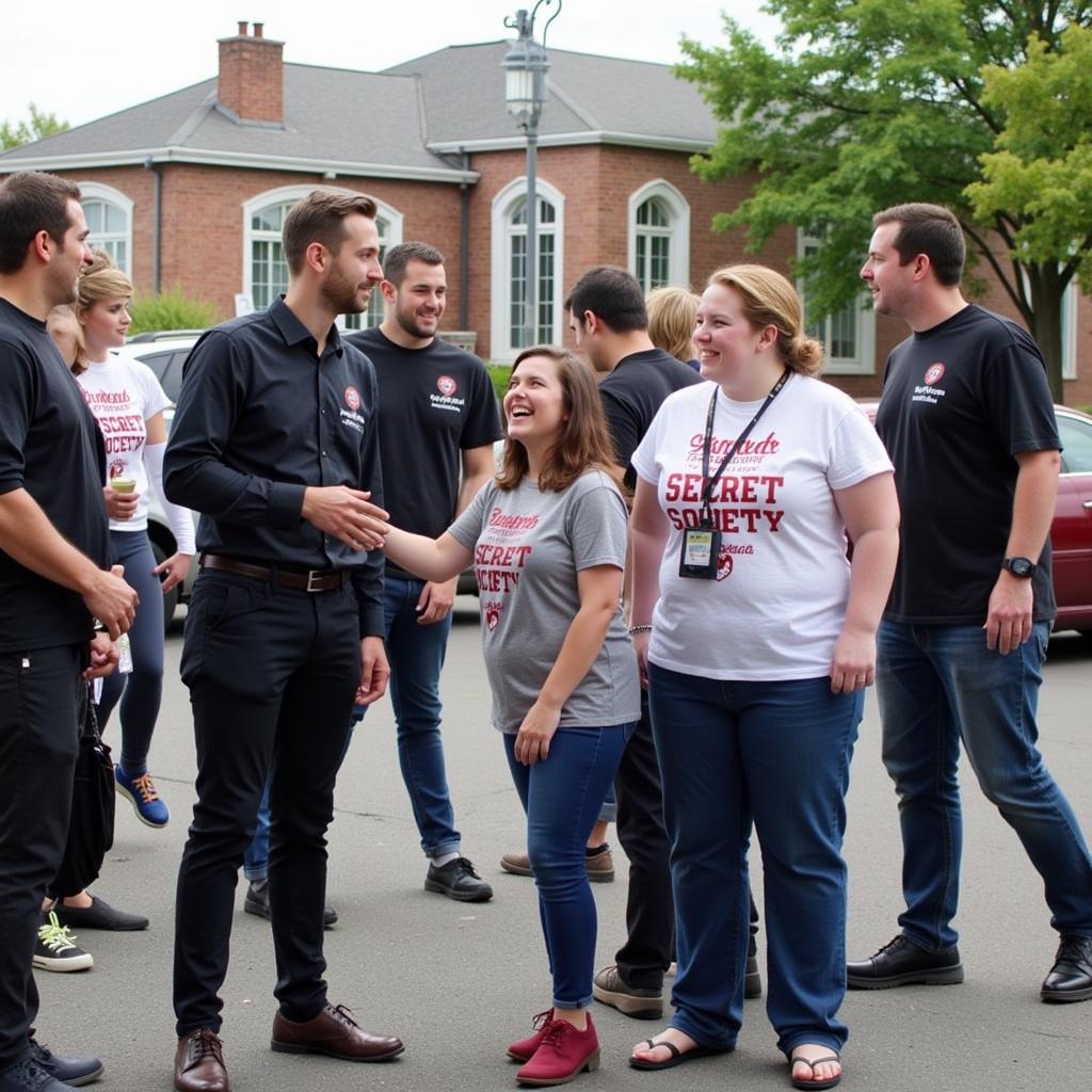 Secret Society Band DC at a Community Event