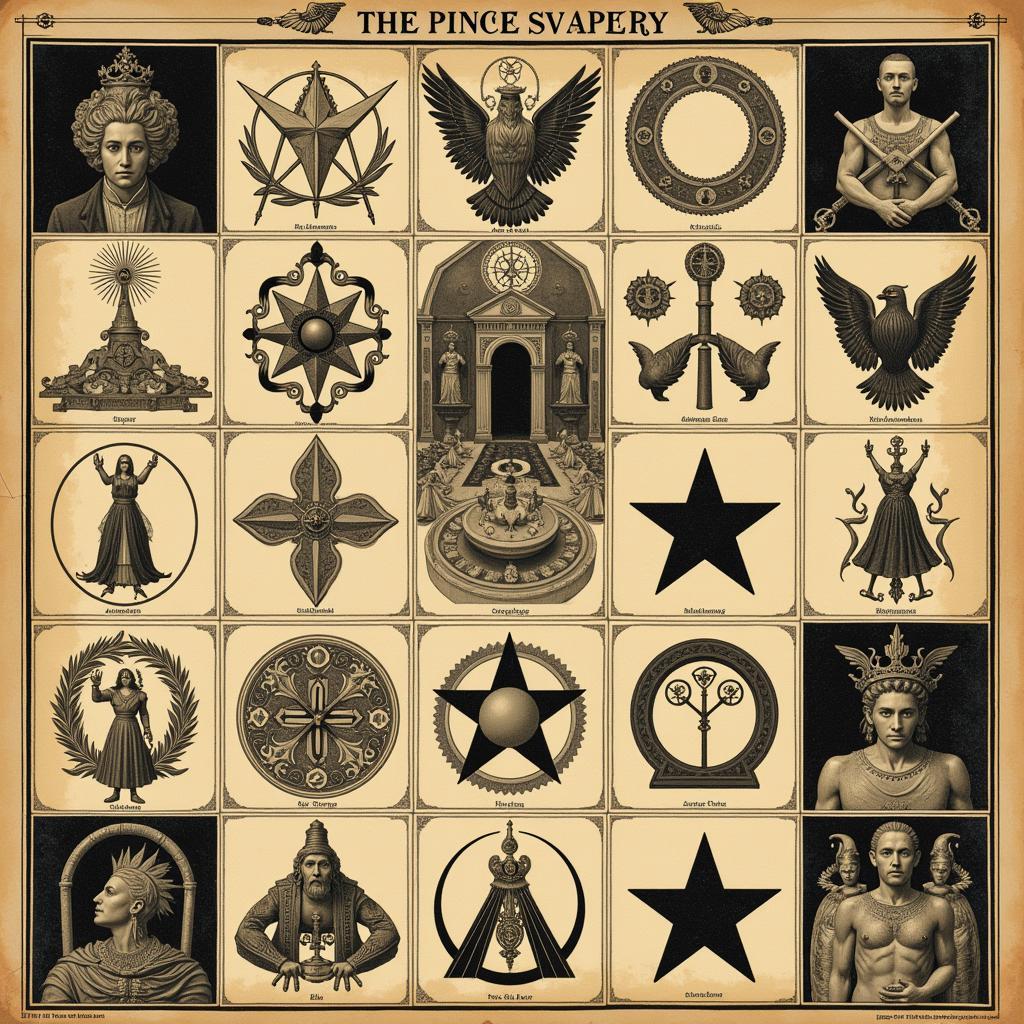 Secret society symbols and rituals in literature