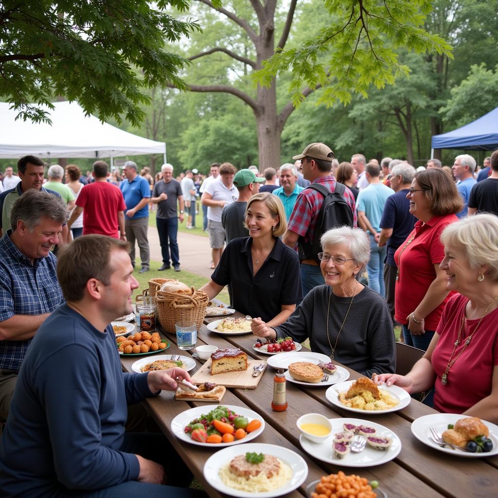 Community Gathering in Society Hill AL