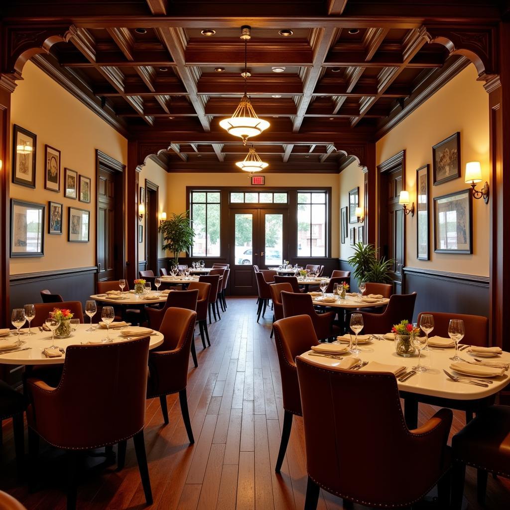 The Society Rooms Interior Dining Area