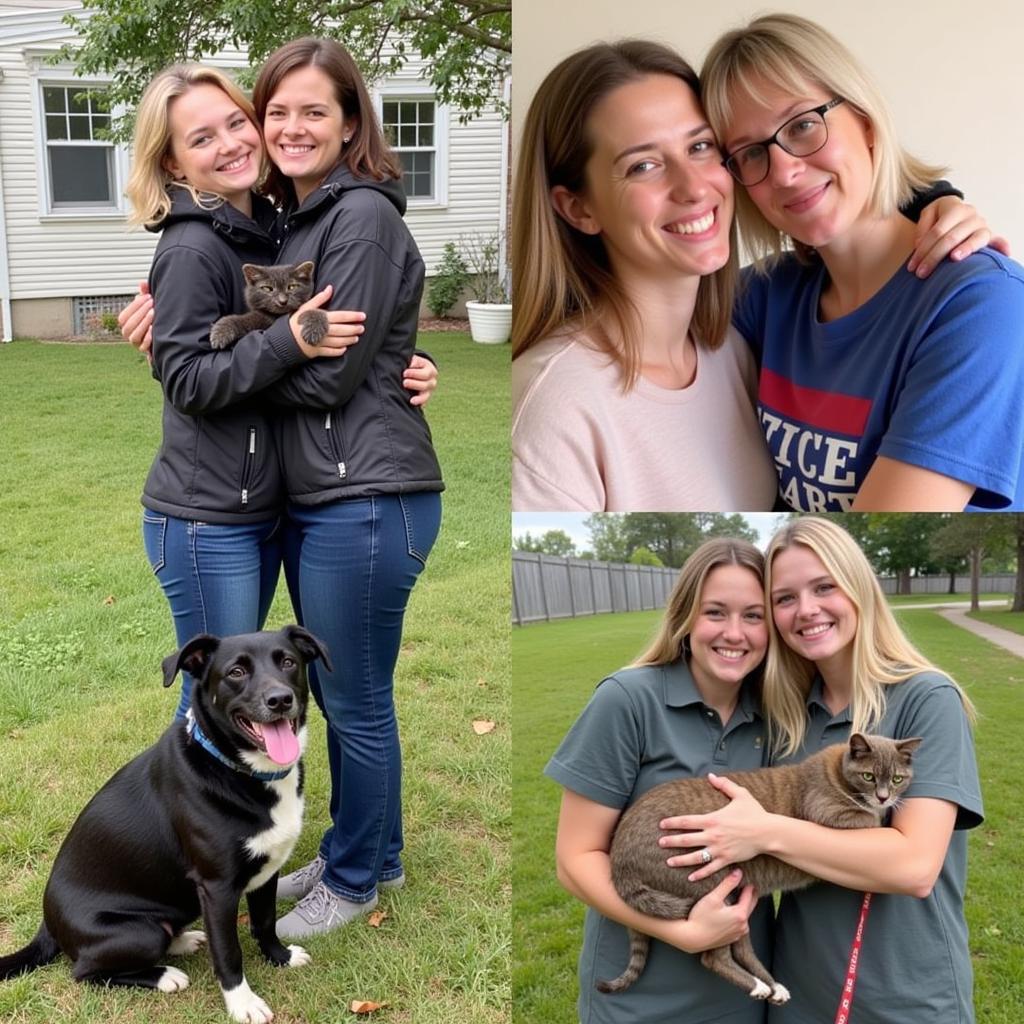 Happy Adoptions at the South Suburban Humane Society