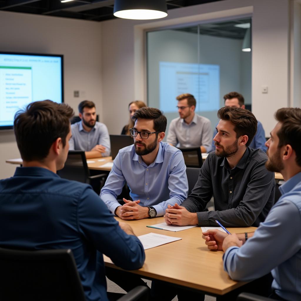 Modern Meeting of the St. Joseph Young Men's Society