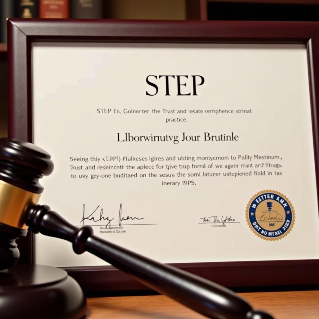 STEP Certification and Legal Symbolism