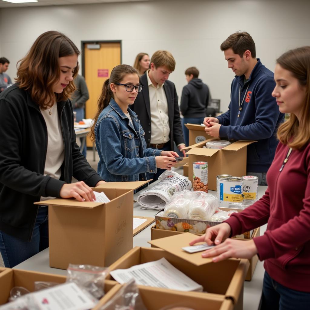 Student Leader Volunteering in the Community