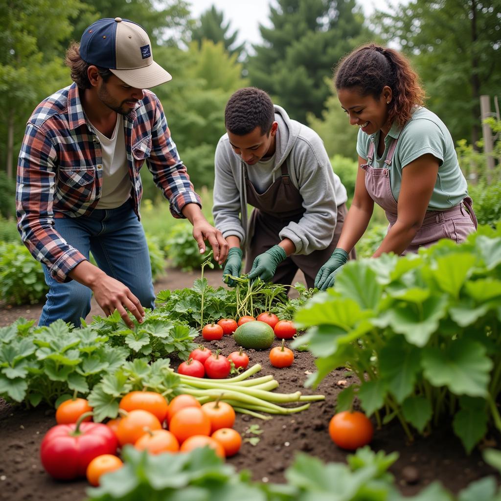 Community Garden Fostering Connection in a Switch Society