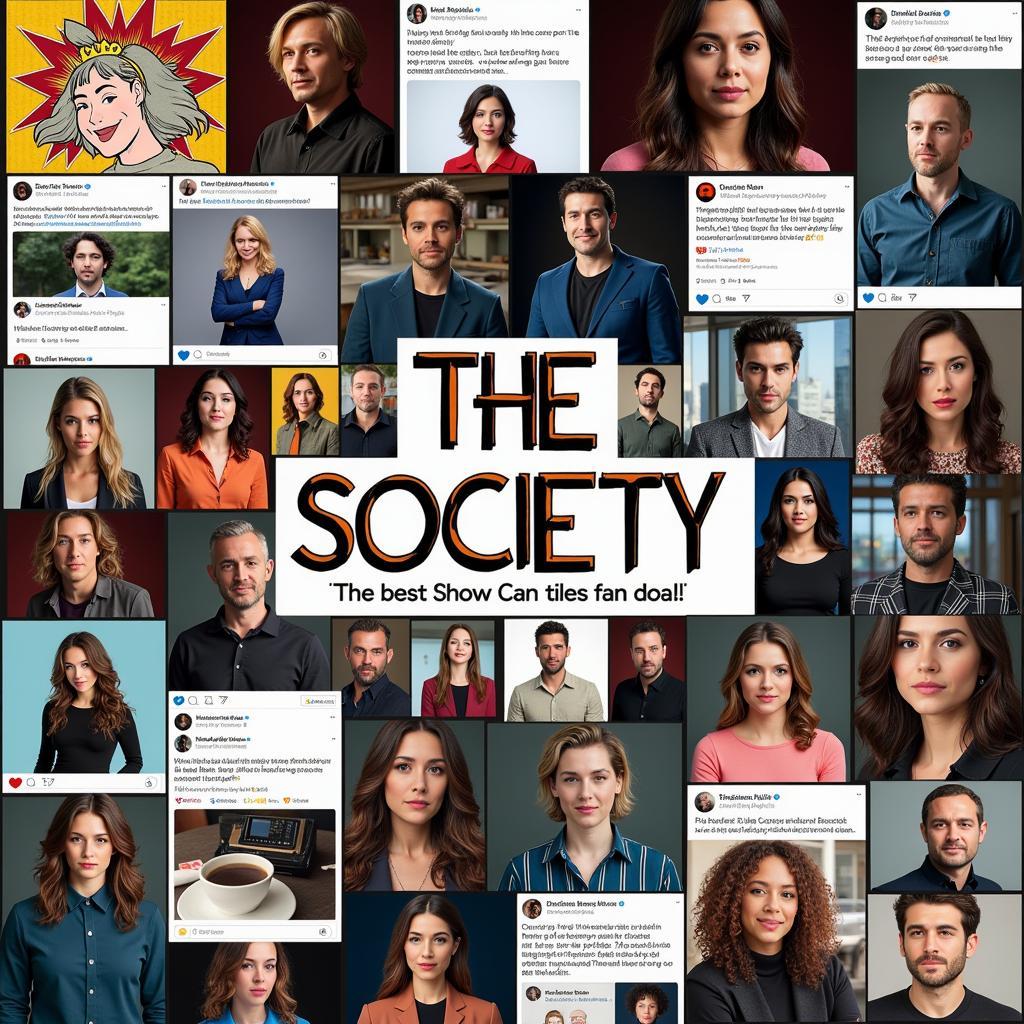 The Society Fan Community: Showing the vibrant online community dedicated to the show.