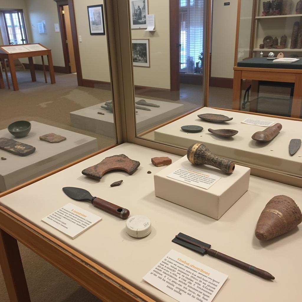 Tioga Historical Society Exhibit - Native American Artifacts