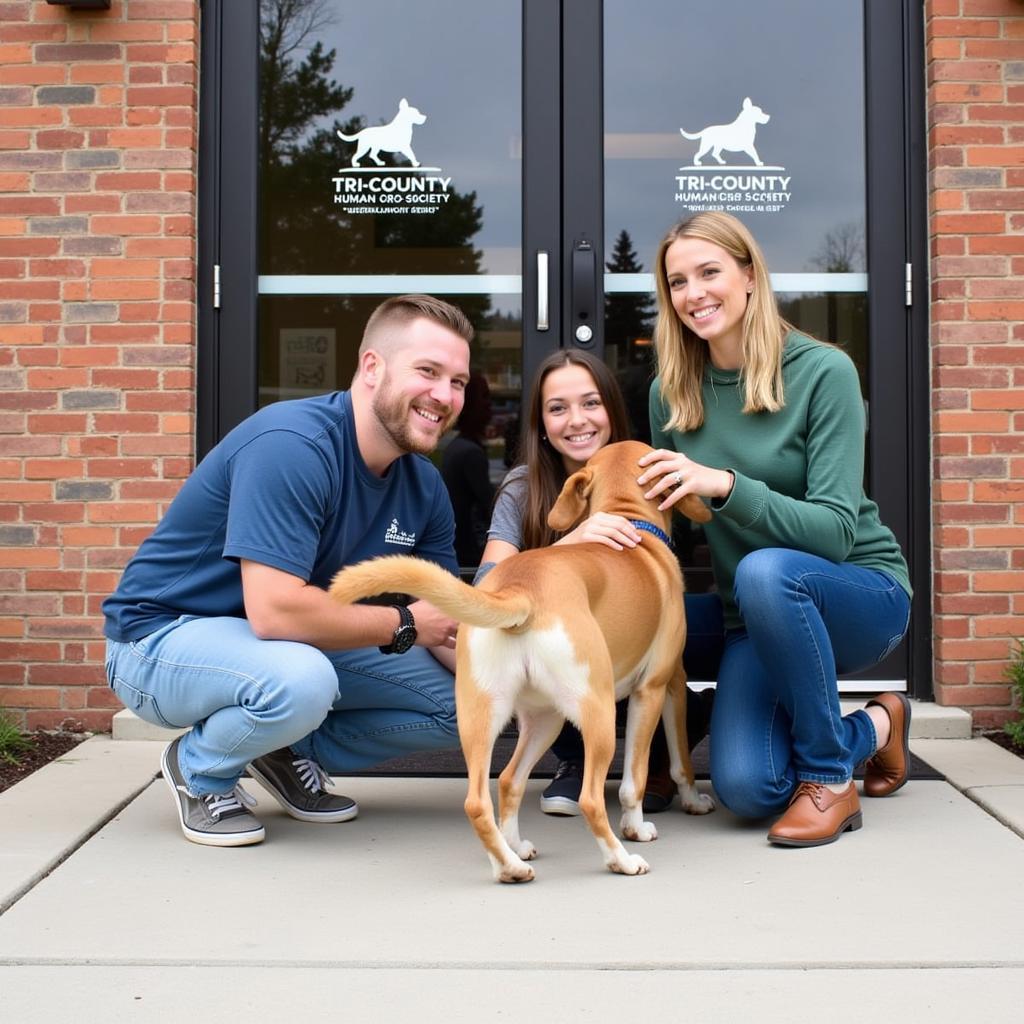 Tri-County Humane Society Happy Adoption