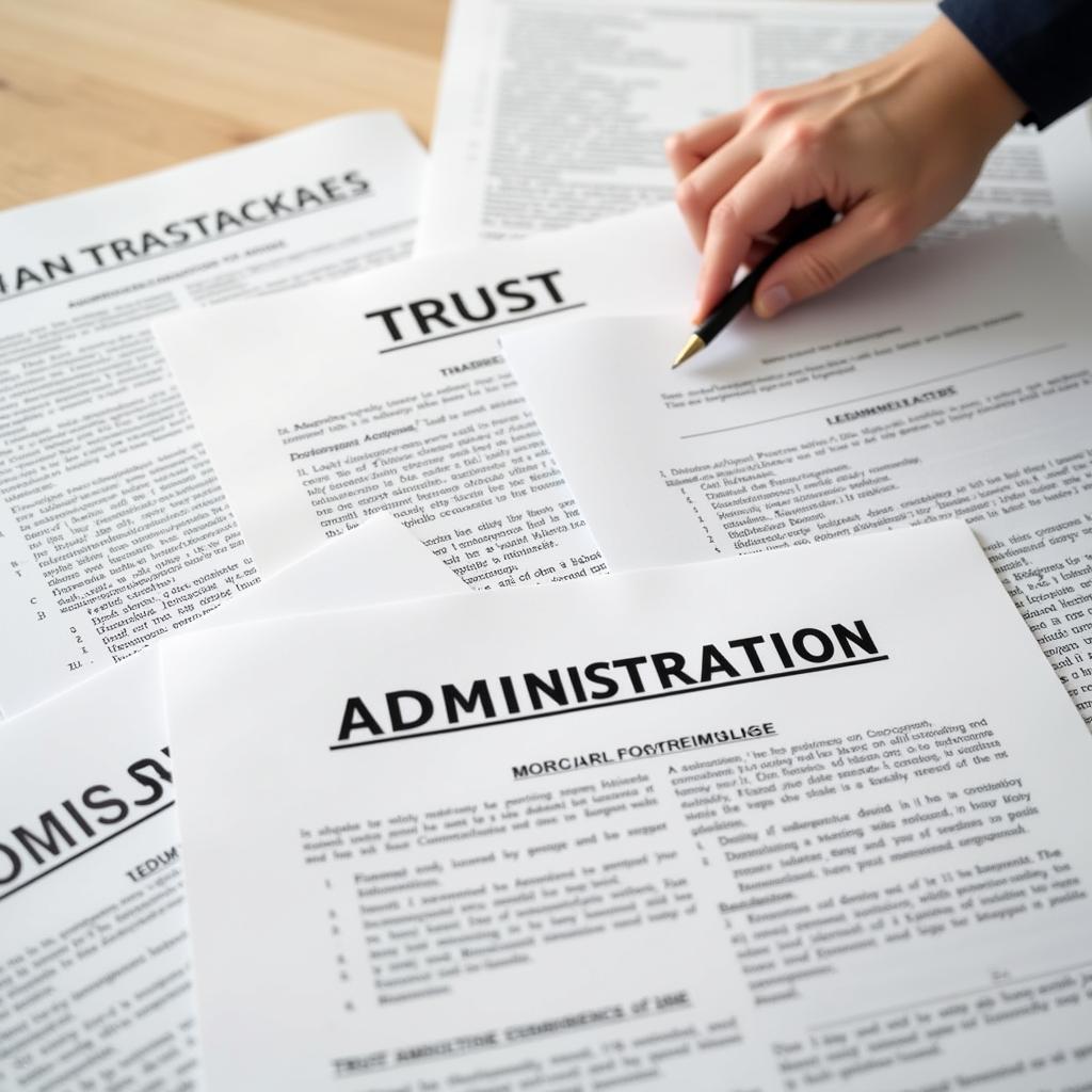 Trust Administration Documents