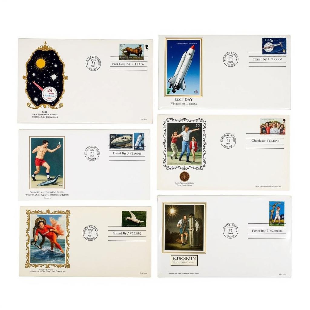 Variety of First Day Cover Themes