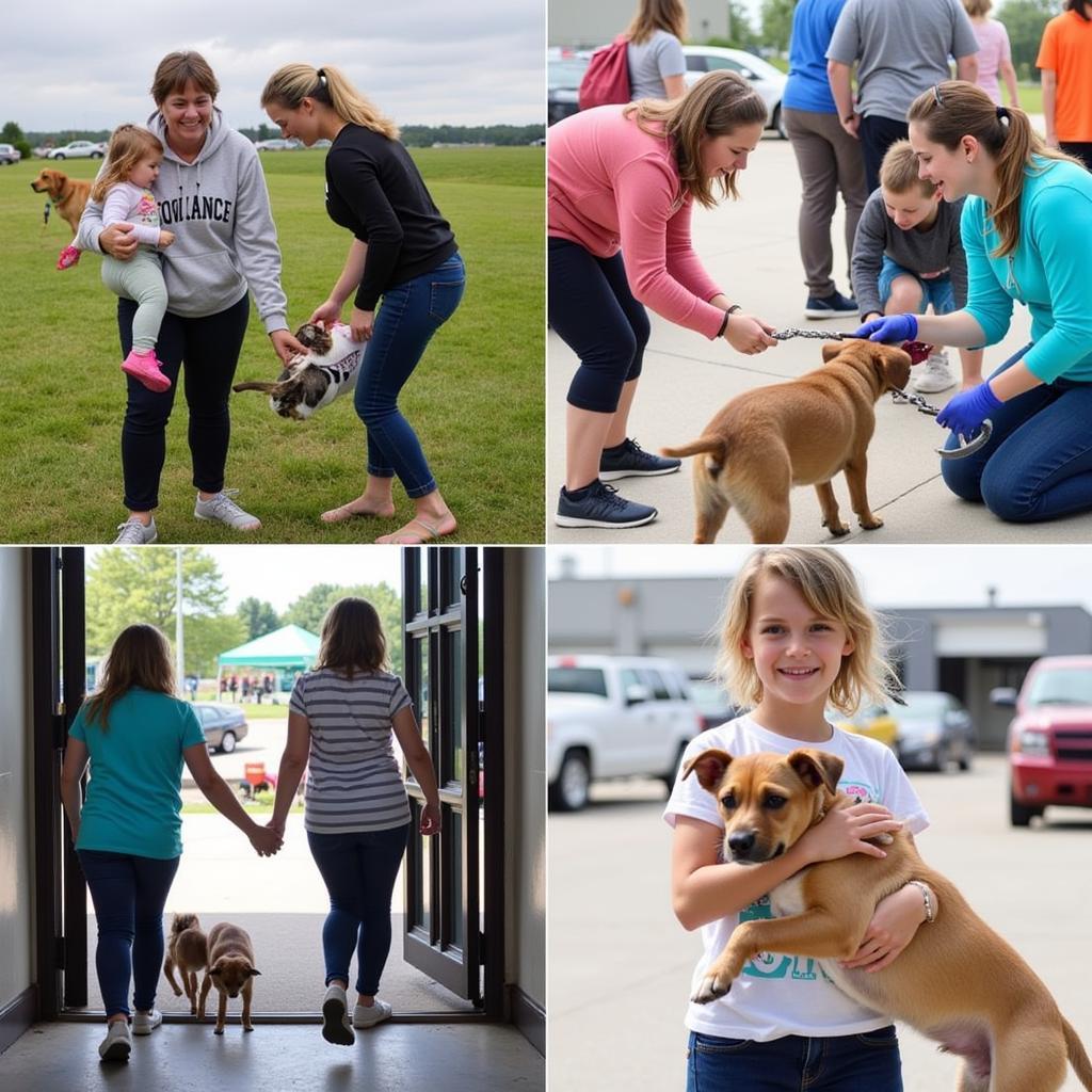 Adoption event at the Vigo County Humane Society