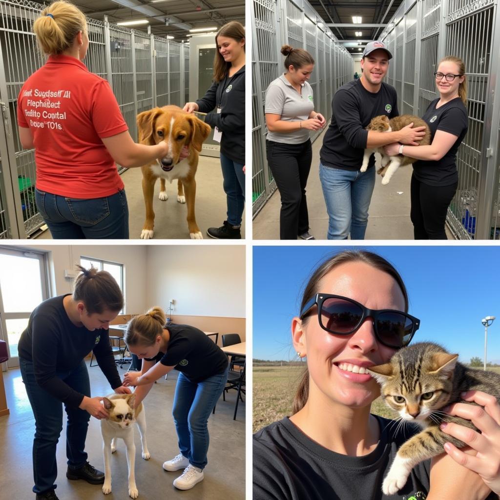 Volunteering at an Animal Shelter in Evans, Colorado