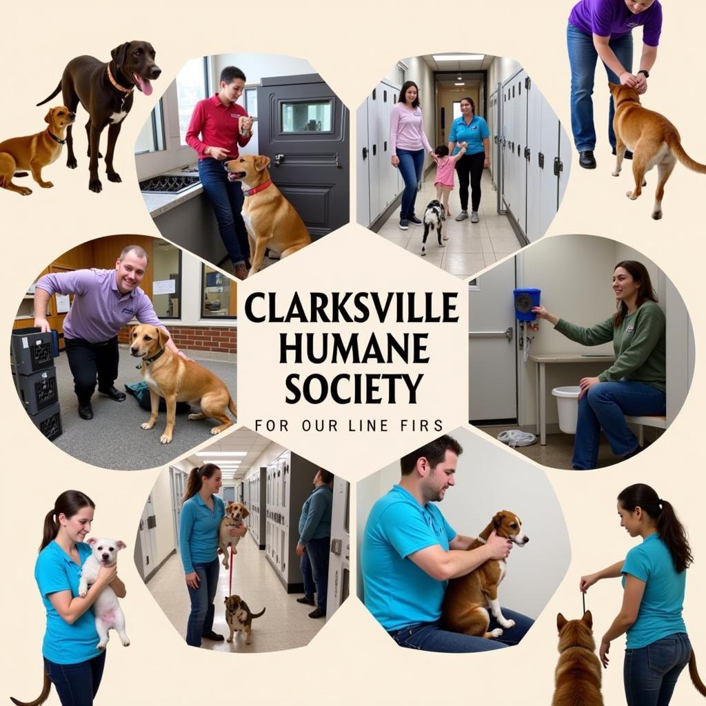 Volunteering at the Clarksville Humane Society