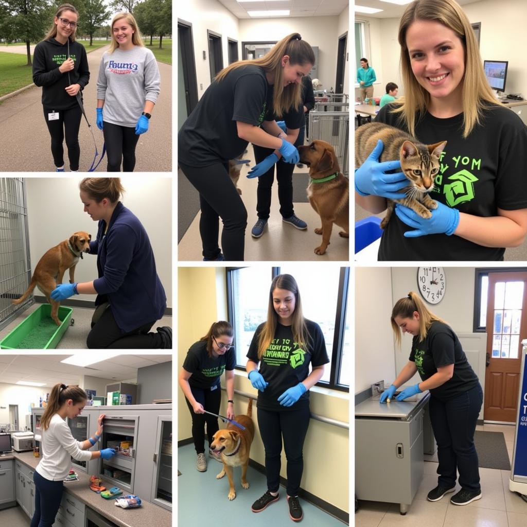 Volunteering at the Grant County Humane Society