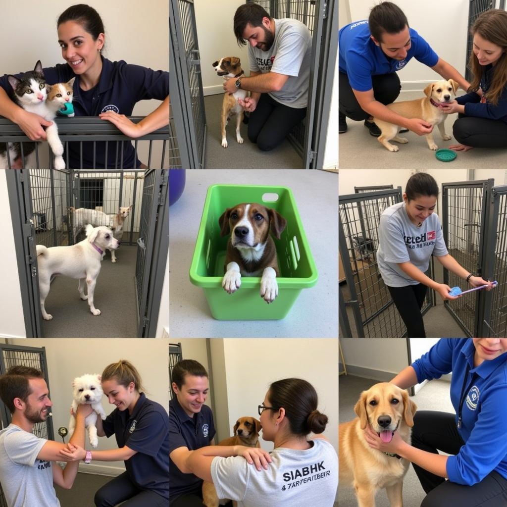 Volunteers at Humane Society SSM Ontario