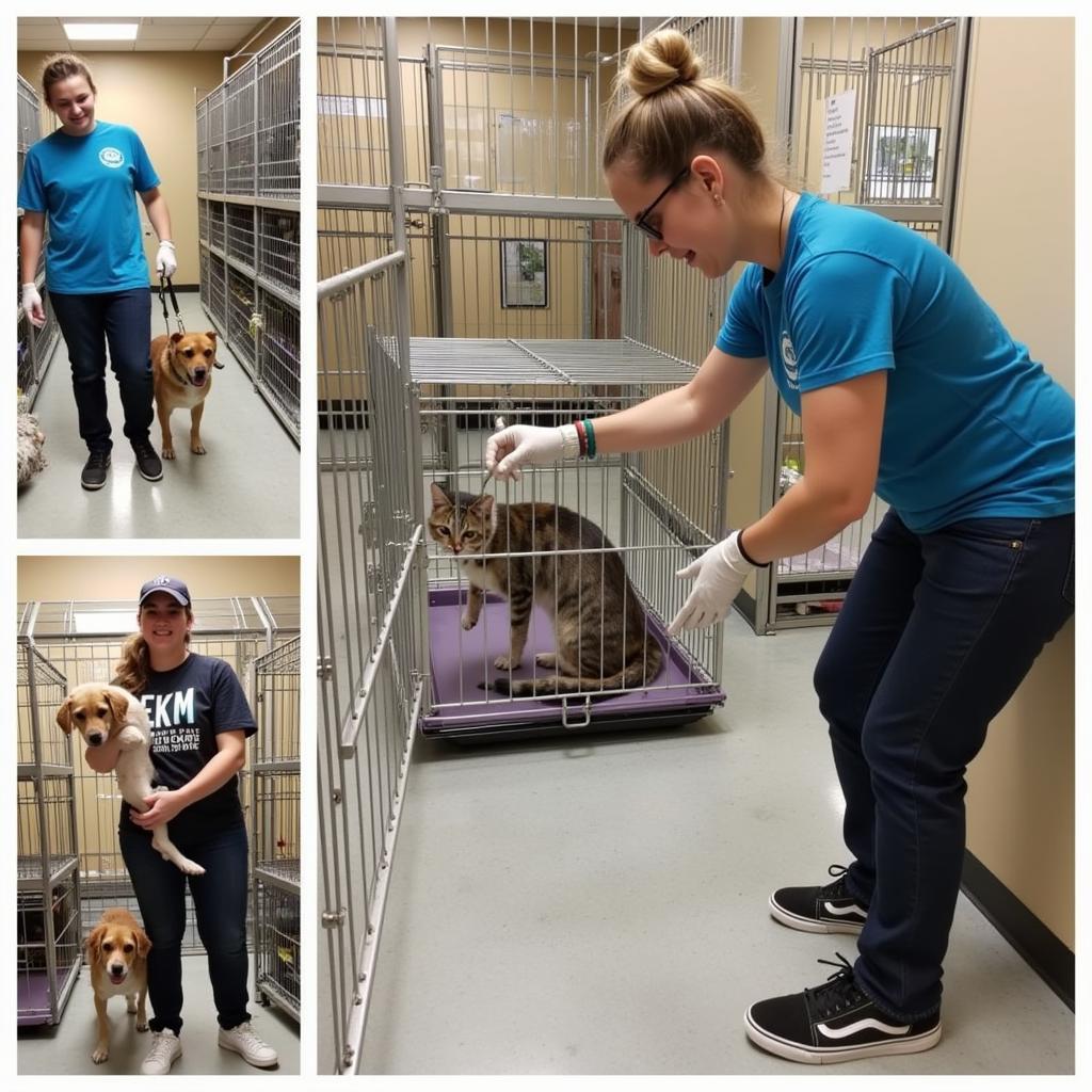 Volunteering at the Portage County Humane Society