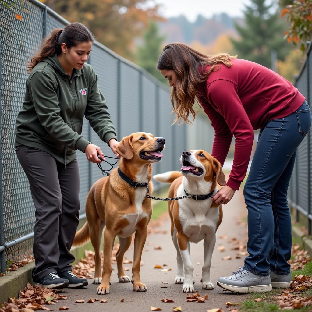 Volunteers at SW WA Humane Society