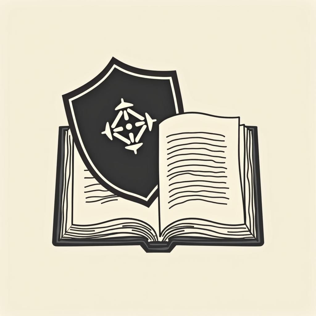 Warrior Poet Society Logo: Shield and Book Symbolism