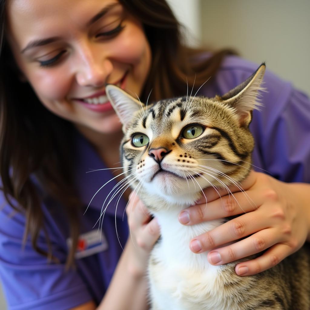 Cat Cuddles at Washington County Humane Society MD