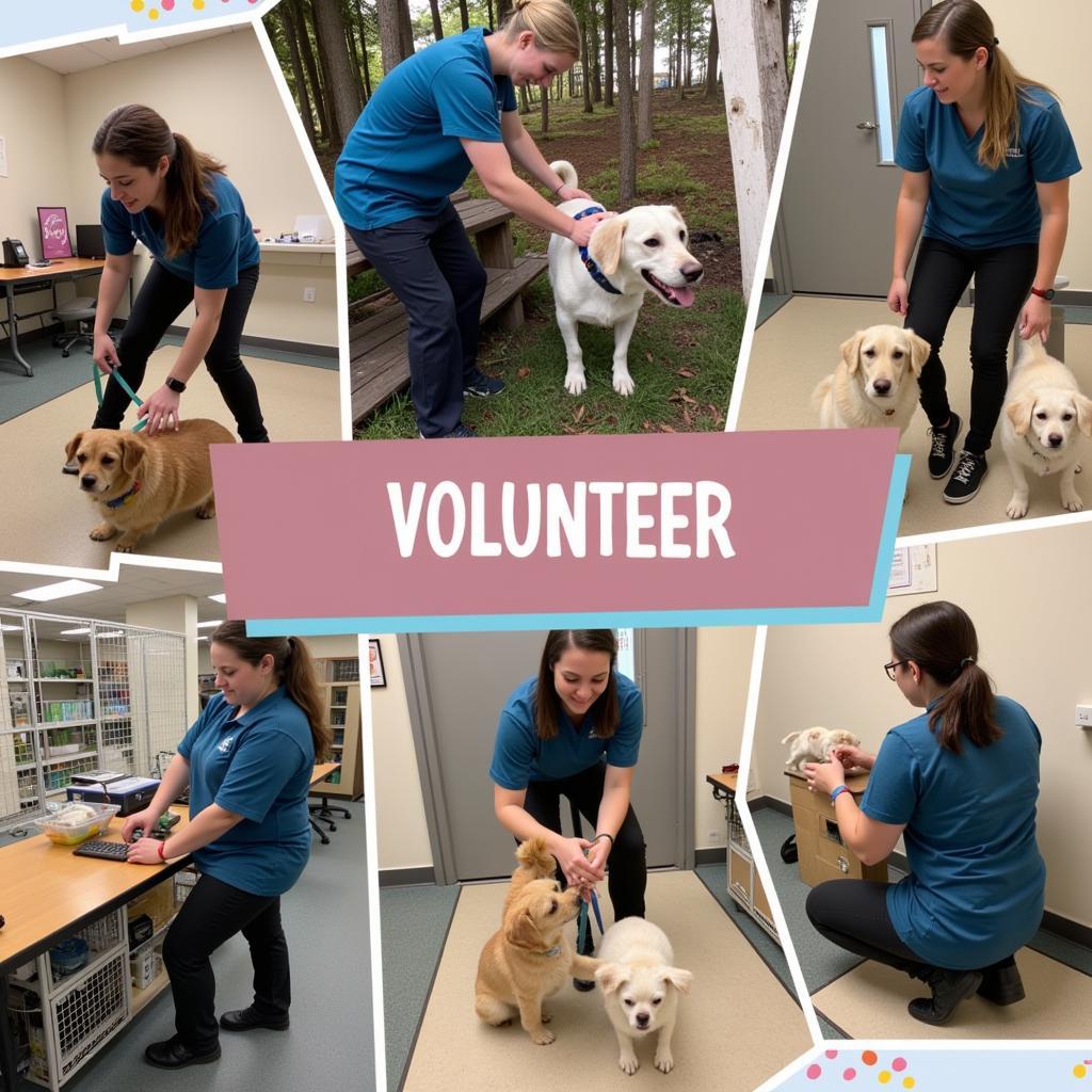 Volunteers at the Watauga Humane Society