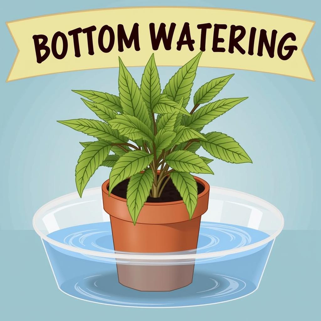 Watering Gesneriads: The Bottom Watering Technique