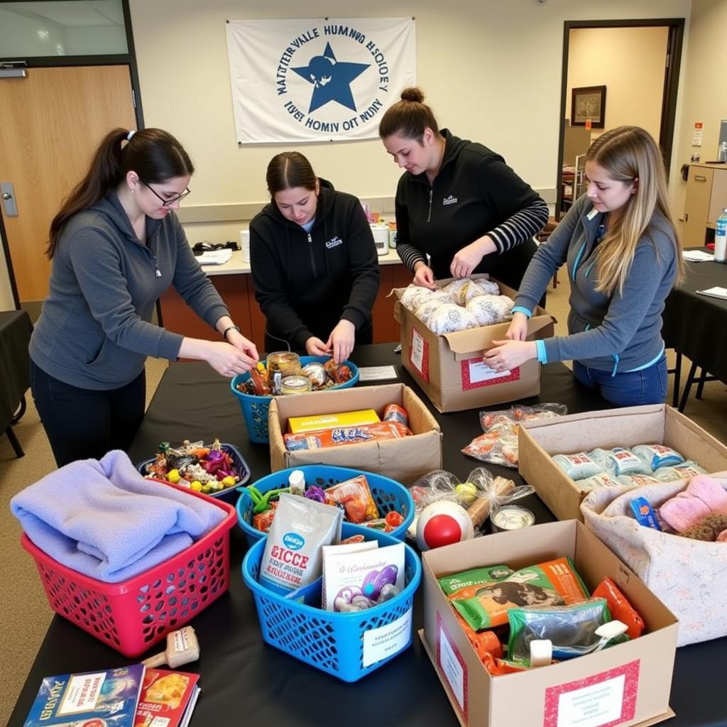 A donation drive for the Waterville Humane Society