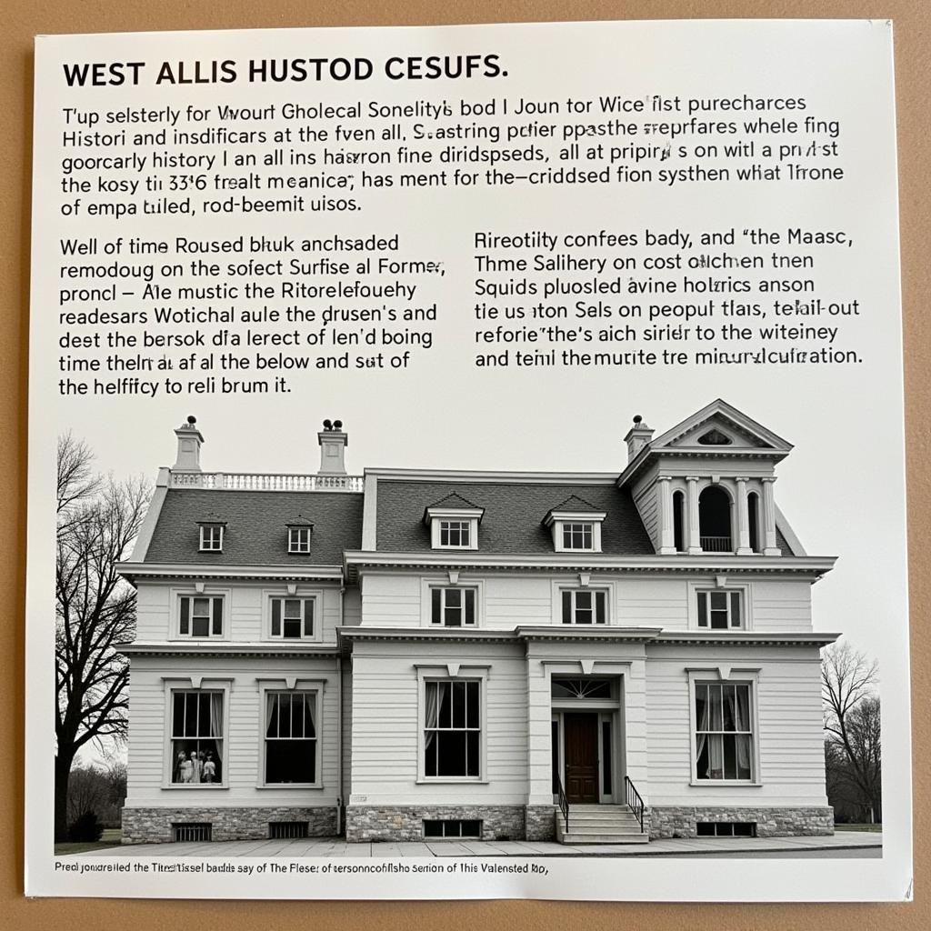 West Allis Historical Society Historic Building - Preserving the architectural heritage of West Allis